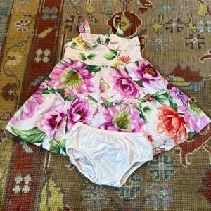 Janie and Jack baby girl dress and bloomer set